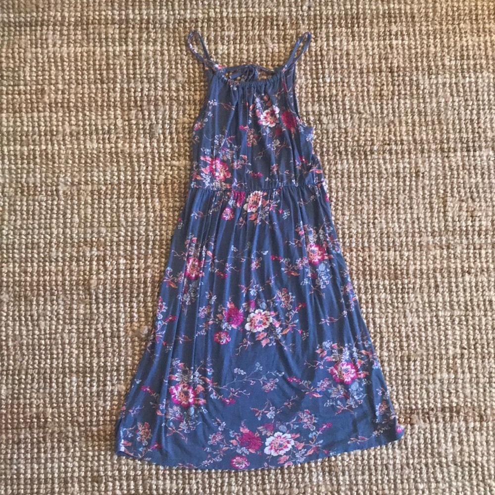 Open back flowered sundress